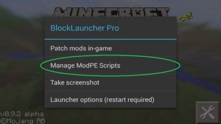 Installing scripts in Minecraft PE