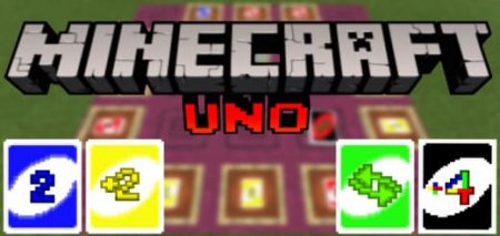 Map: UNO Game (Mini-Game) Minecraft PE (Bedrock)