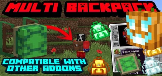 Mod : Multibolsas [1.21+] Minecraft PE (Bedrock)