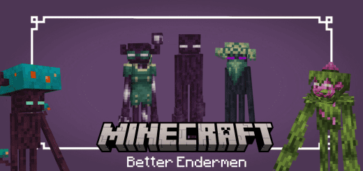 Dossier de ressources : variantes d'Endermen [1.21; 1.20+] Minecraft PE (Bedrock)