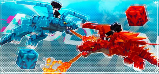 Mod: Dragons of Fire and Ice [1.21+] Minecraft PE (Bedrock)