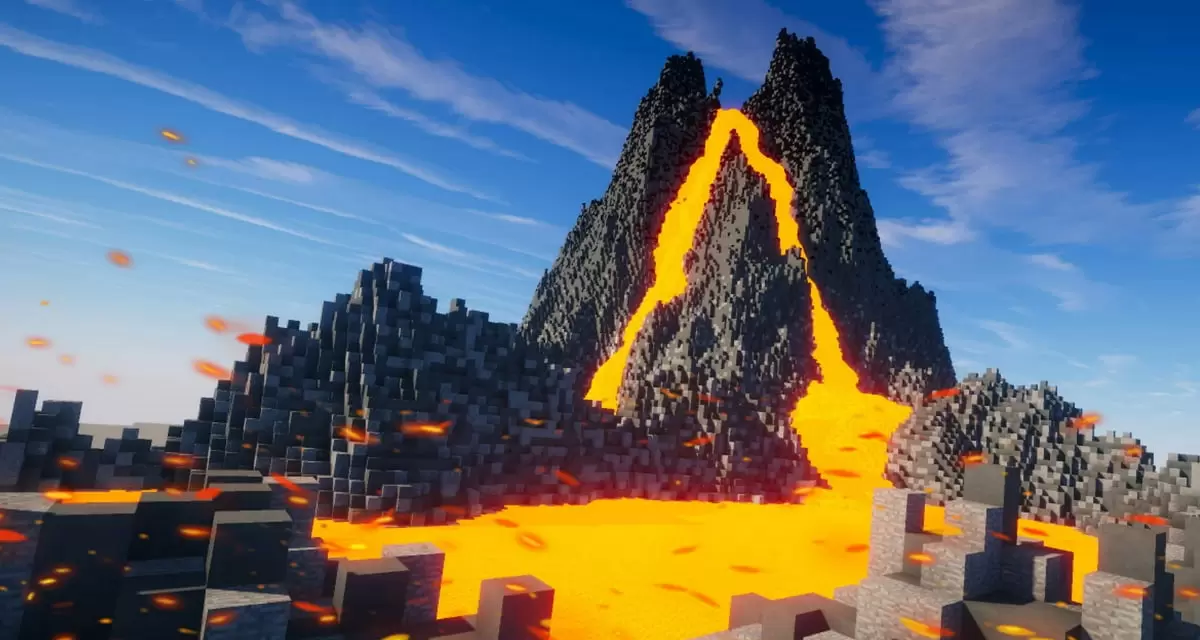 Biome volcanique : le nouvel ajout que Minecraft mérite Minecraft PE (Bedrock)