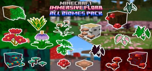 Mod : Amélioration de la flore [1.21+] Minecraft PE (Bedrock)