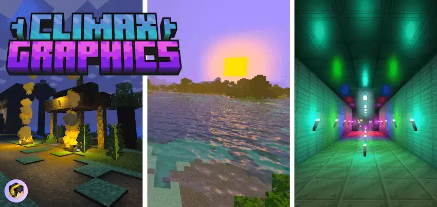 Shaders: Climax (Eclairage différé) Minecraft PE (Bedrock)