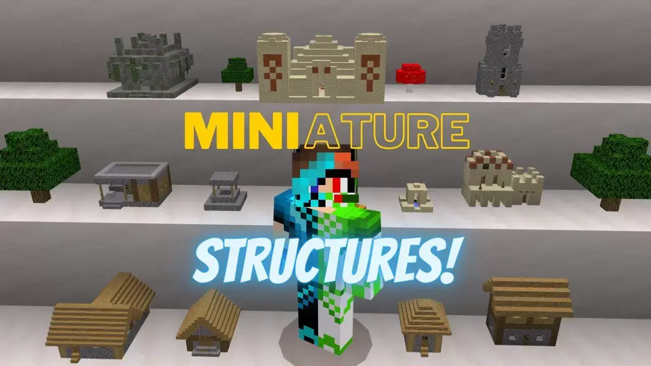 Mod: Miniature Structures Minecraft PE (Bedrock)