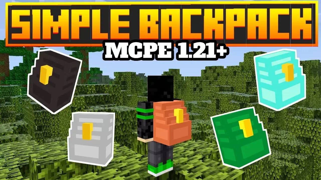 Mod : Simple Bags Minecraft PE (Bedrock)