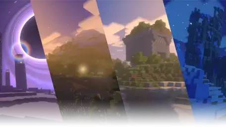 Shaders: Augmentation de la luminosité Minecraft PE (Bedrock)