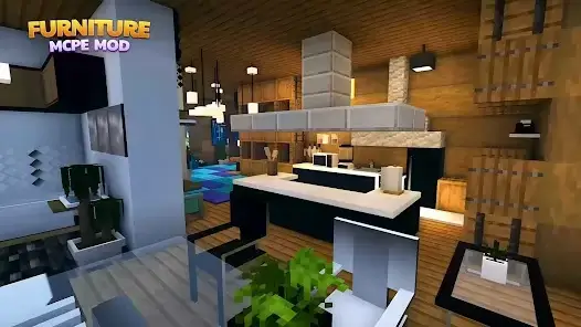 Mod pour les meubles de cuisine pour Minecraft Minecraft PE (Bedrock)