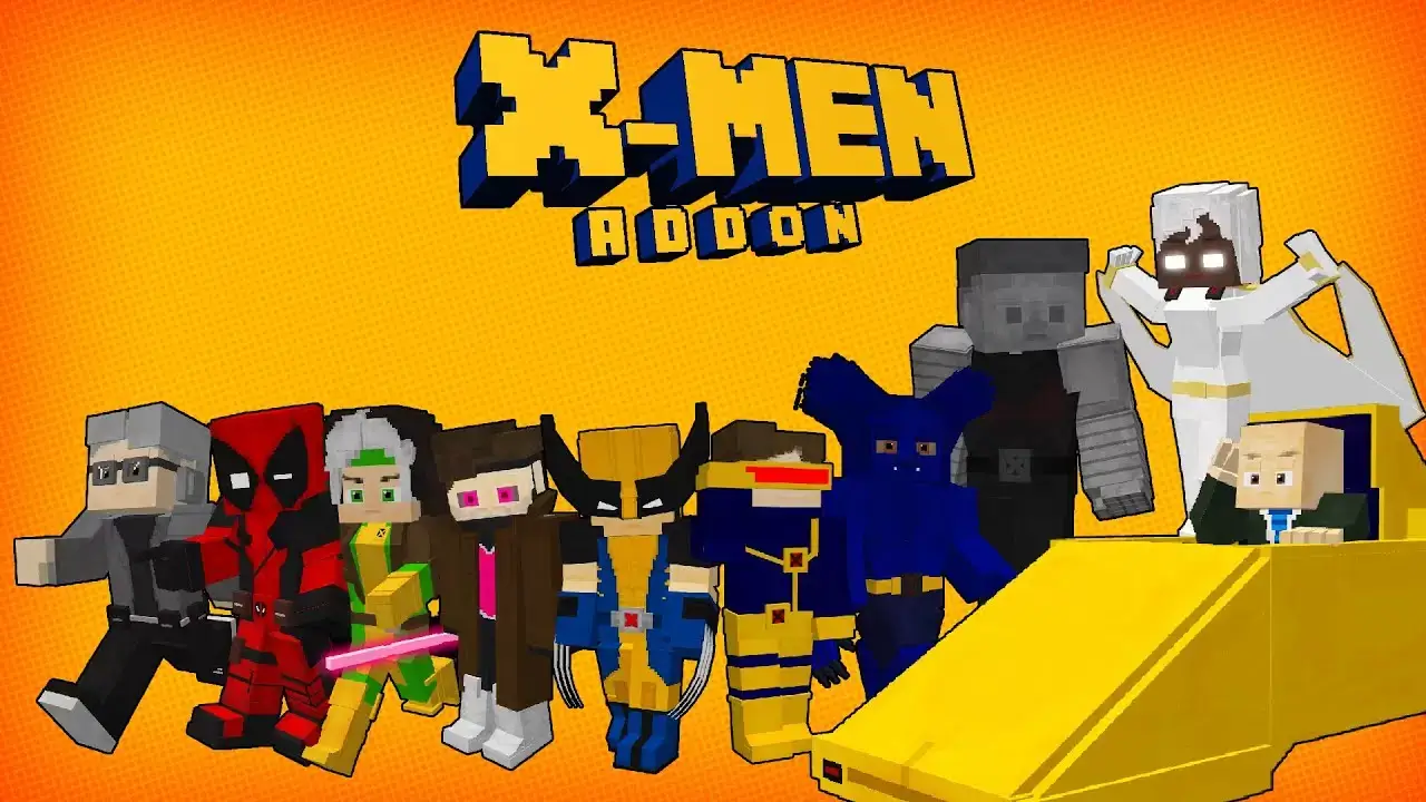 Mod : X-Men Minecraft PE (Bedrock)