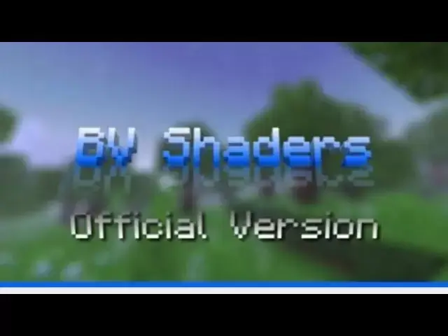 Shaders : BV Minecraft PE (Bedrock)