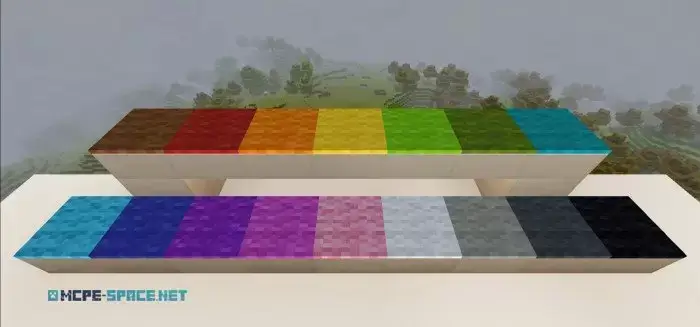 Mod: Tapis pour escaliers et dalles Minecraft PE (Bedrock)