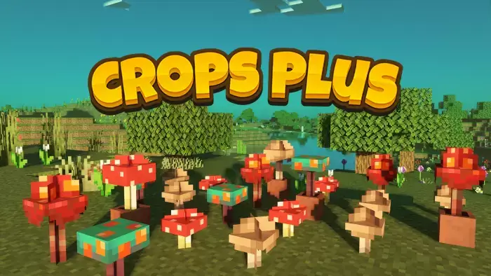 Textures: plantes en 3D Minecraft PE (Bedrock)