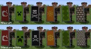 Textures : amélioration des drapeaux sur les boucliers Minecraft PE (Bedrock)