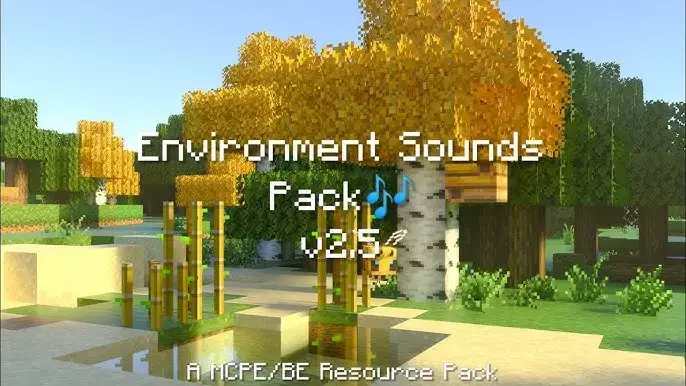 Textures: Sons de la nature Minecraft PE (Bedrock)